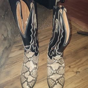Dan Post Snakeskin boots Size 10D